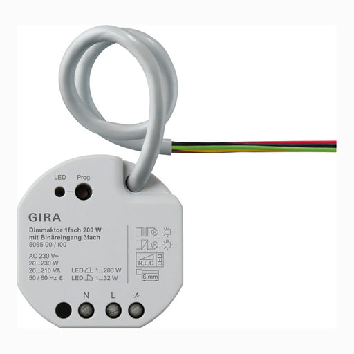 GIRA 506500 Dimming drive, 1-fold 200W with 3 binary inputs