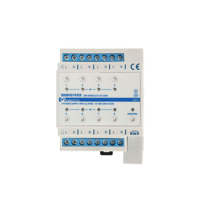 BI08H01KNX Binary input module 8x (100-250 V AC/DC)